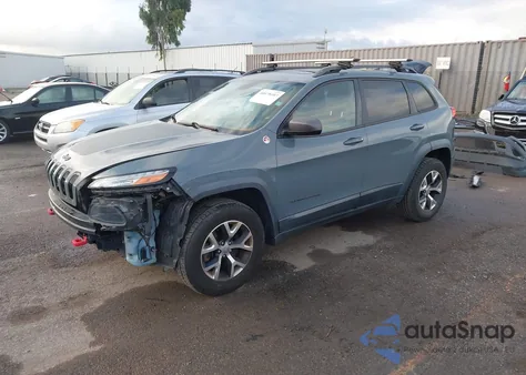 2014 Jeep Cherokee Trailhawk из США, поврежденный, VIN 1C4PJMBS9EW134737
